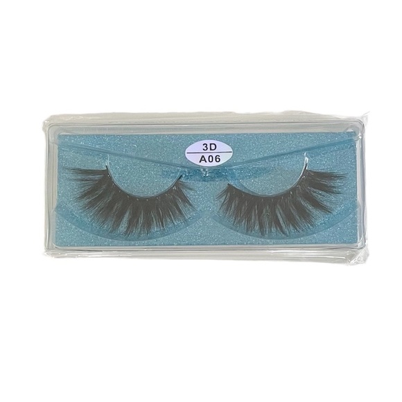 Vegan Faux Mink 3D Light-weight False Volume Eyelashes Style A06 (Lashes only) - Picture 2 of 5
